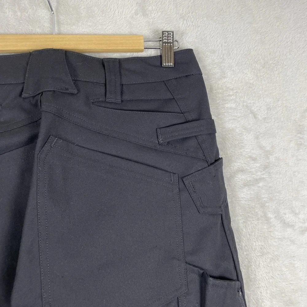 1620 Workwear Black Pants Mens 32 (fits 30x27) Made in USA Cordura